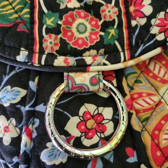 Retired Vera Bradley Floral Versailles Pattern Crossbody Handbag Purse - Picture 4 of 5